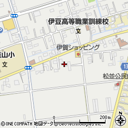 韮山・韮山停車場線周辺の地図