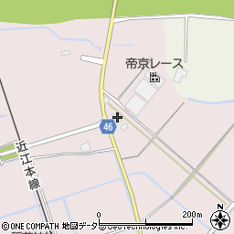 滋賀県東近江市大塚町1228周辺の地図