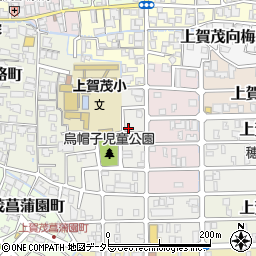 京都府京都市北区上賀茂烏帽子ケ垣内町32周辺の地図