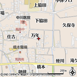 京都府亀岡市馬路町万年28周辺の地図