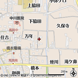 京都府亀岡市馬路町万年18-2周辺の地図