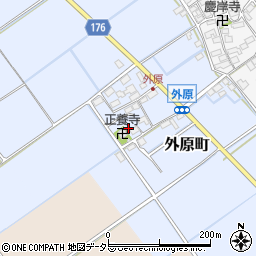 滋賀県東近江市外原町247周辺の地図