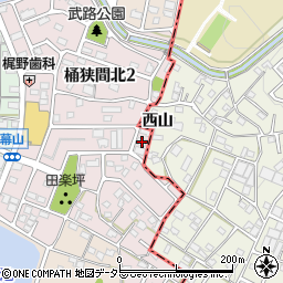 愛知県名古屋市緑区桶狭間北3丁目202周辺の地図