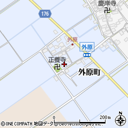 滋賀県東近江市外原町248周辺の地図