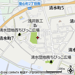 愛知県豊田市清水町5丁目37周辺の地図