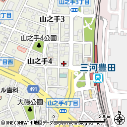 株式会社三水コンサルタント　豊田事務所周辺の地図
