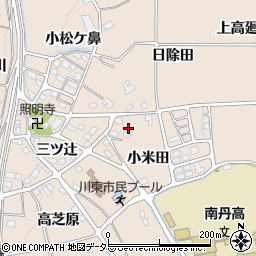 京都府亀岡市馬路町小米田周辺の地図