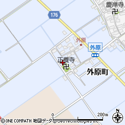 滋賀県東近江市外原町287周辺の地図
