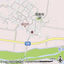 滋賀県蒲生郡日野町蓮花寺981周辺の地図