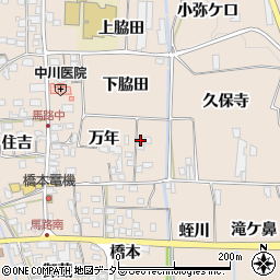 京都府亀岡市馬路町万年16周辺の地図