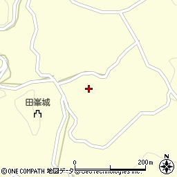 愛知県北設楽郡設楽町田峯寺前周辺の地図