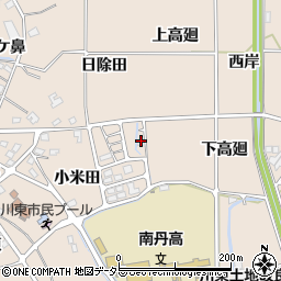京都府亀岡市馬路町下高廻周辺の地図