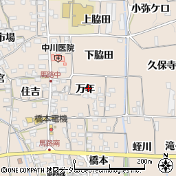 京都府亀岡市馬路町万年周辺の地図