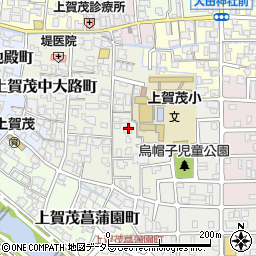京都府京都市北区上賀茂南大路町45周辺の地図