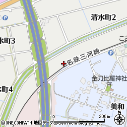 愛知県豊田市清水町3丁目48周辺の地図