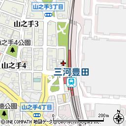 豊田山之手郵便局 ＡＴＭ周辺の地図