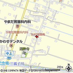 三重県員弁郡東員町中上203周辺の地図