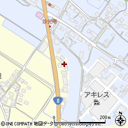 株式会社赤坂組　本社周辺の地図