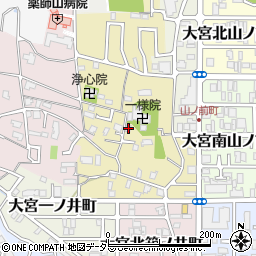 京都府京都市北区大宮薬師山東町25周辺の地図