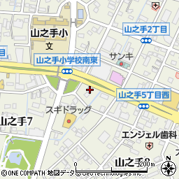 回転寿司・おしどり寿司　山之手店周辺の地図