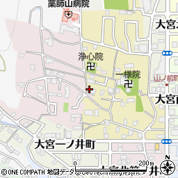 京都府京都市北区大宮薬師山東町18周辺の地図