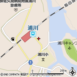 静岡県浜松市天竜区佐久間町浦川2820-66周辺の地図