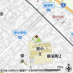 落合氏子会館周辺の地図