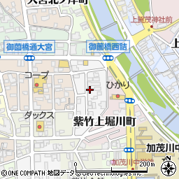 京都府京都市北区大宮上ノ岸町79周辺の地図