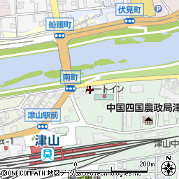津山進学ゼミナール周辺の地図