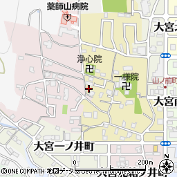 京都府京都市北区大宮薬師山東町18-4周辺の地図