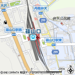 丹波篠山観光ステーション周辺の地図
