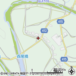 岡山県津山市福井2351周辺の地図