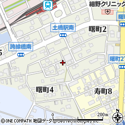 愛知県豊田市曙町3丁目59周辺の地図