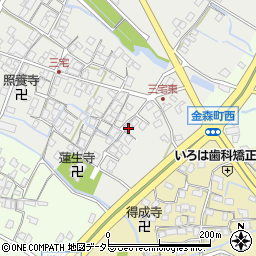 滋賀県守山市三宅町1054周辺の地図