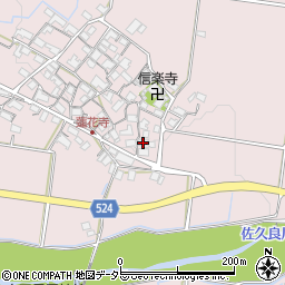 滋賀県蒲生郡日野町蓮花寺984周辺の地図