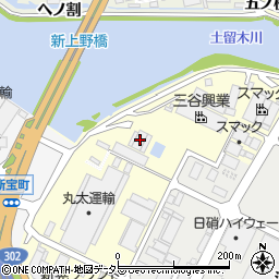 東海市役所　浄化センター浅山ポンプ場周辺の地図