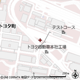 愛知県豊田市トヨタ町周辺の地図