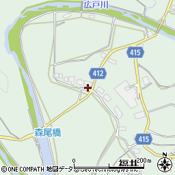 岡山県津山市福井1947周辺の地図