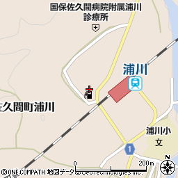 静岡県浜松市天竜区佐久間町浦川2848周辺の地図