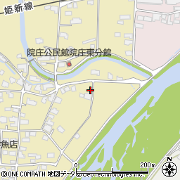 岡山県津山市院庄651周辺の地図