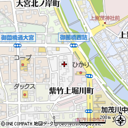 京都府京都市北区大宮上ノ岸町80周辺の地図