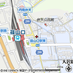 兵庫県丹波篠山市大沢483-7周辺の地図