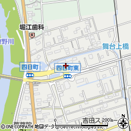 ファミリーマート伊豆の国四日町店周辺の地図