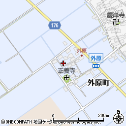 滋賀県東近江市外原町239周辺の地図