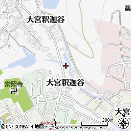 京都府京都市北区大宮釈迦谷1周辺の地図