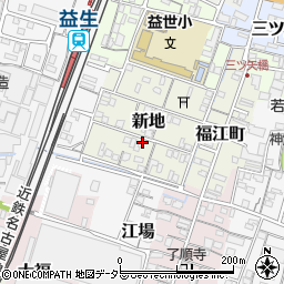 三重県桑名市新地158周辺の地図
