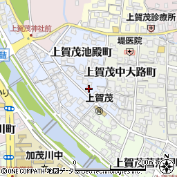 京都府京都市北区上賀茂池殿町45周辺の地図