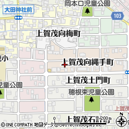 京都府京都市北区上賀茂向縄手町15-2周辺の地図