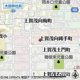 京都府京都市北区上賀茂向縄手町15周辺の地図