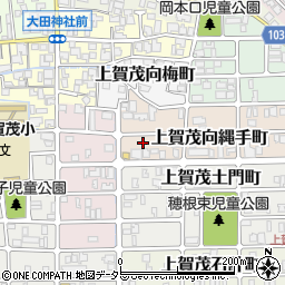 京都府京都市北区上賀茂向縄手町13周辺の地図